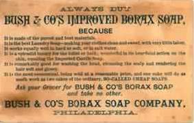 1890s Trade Card Borax Soap